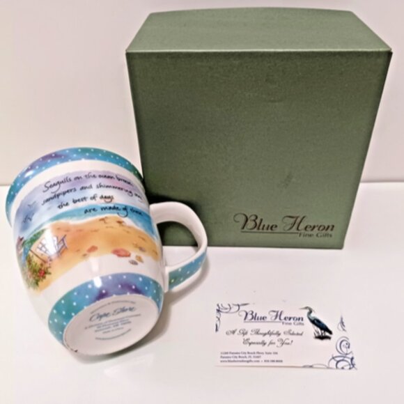Blue Heron Fine Gifts Cape Shore Collectible Coffee Mug NEW RARE COLLECTIBLE - Picture 6 of 7